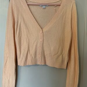 American Eagle Outfitters Light Peach Cardigan